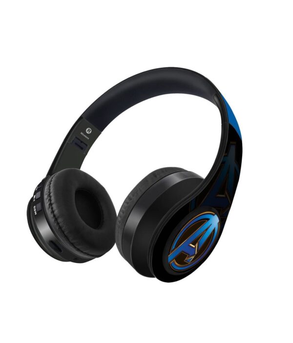 Endgame Logo Blue - Decibel Wireless On Ear Headphones