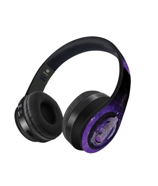 Endgame Logo Purple - Decibel Wireless On Ear Headphones