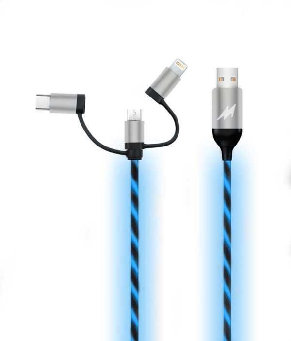 Macmerise Illume Black - 3 In 1 LED Cables