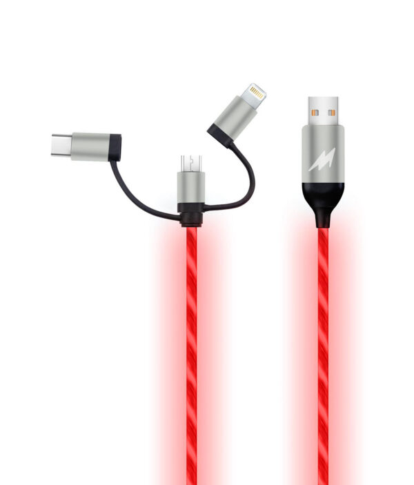 Macmerise Illume Red - 3 In 1 LED Cables