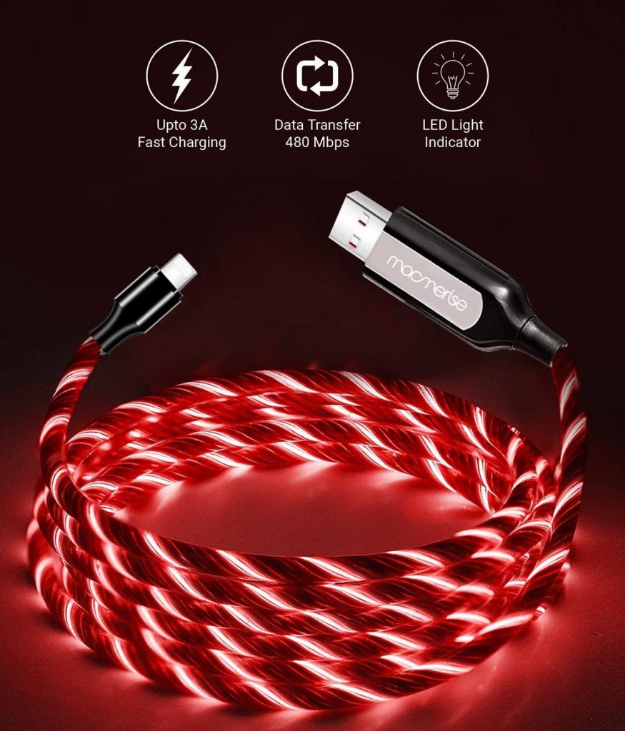 Macmerise Illume Red – Lightning LED Cables