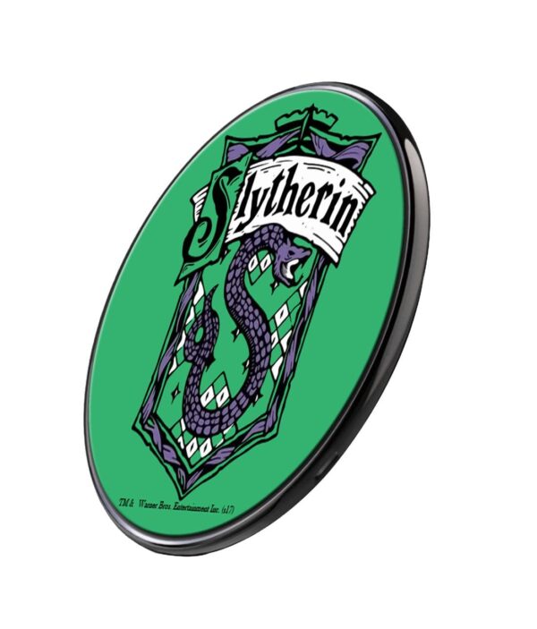 Crest Slytherin - Qi Compatible Pro Wireless Charger