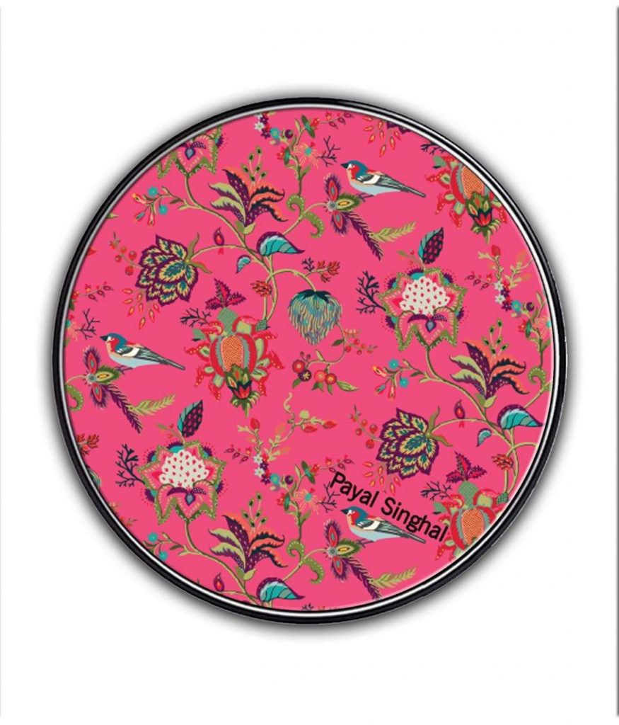 Payal Singhal Chidiya Pink – Qi Compatible Pro Wireless Charger