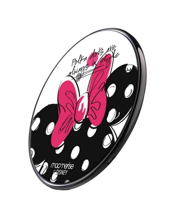 Polka Minnie - Qi Compatible Pro Wireless Charger